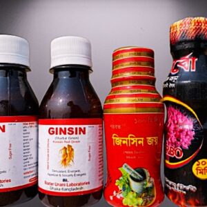 KOREAN GINSIN 100ml + TURBO 100ml + GINSIN JOY 100ml + GINSIN SHARBAT 100ml = FULL COMBO